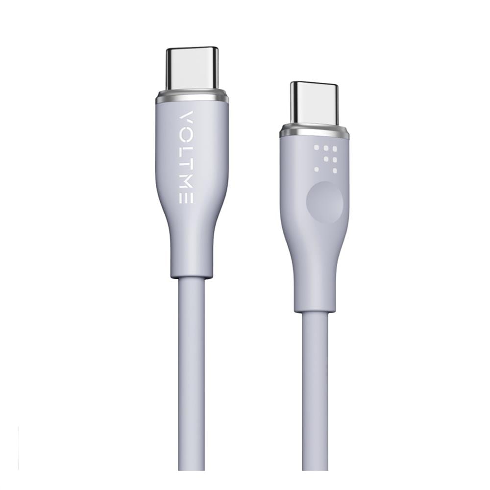 สายชาร์จ USB-C TO USB-C VOLTME C2025 1 เมตร สีเทา