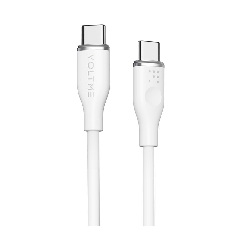 สายชาร์จ USB-C TO USB-C VOLTME C2021 1 เมตร สีขาว