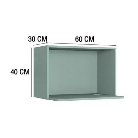 ตู้แขวนไมโครเวฟ MJ ECO 60x40 ซม. สี SEA SALT_3