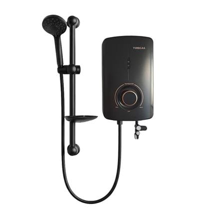 เครื่องทำน้ำอุ่น TURBORA BQ-45E 4500 วัตต์ สีดำ_0