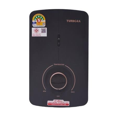 เครื่องทำน้ำอุ่น TURBORA BQ-45E 4500 วัตต์ สีดำ_1