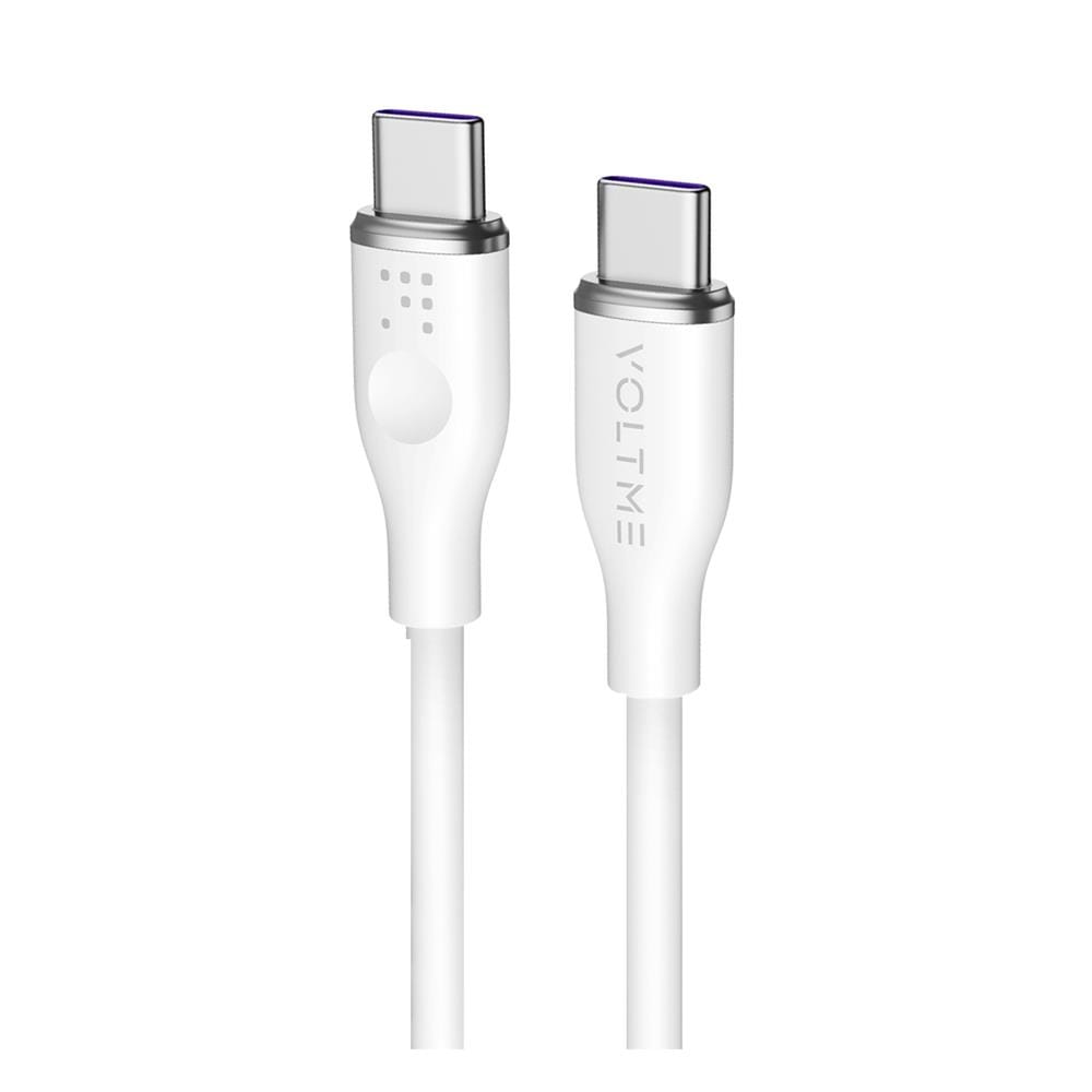สายชาร์จ USB-C TO USB-C VOLTME C2036 1.8 เมตร สีขาว