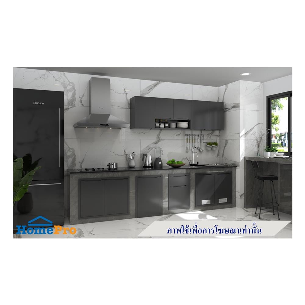 ตู้แขวนคู่ MJ ECO 80x40 ซม. สี GREY GRAPHITE