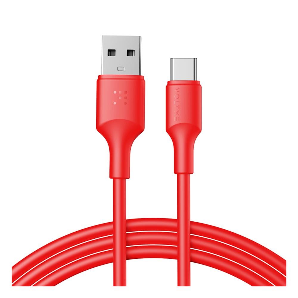 สายชาร์จ USB-A TO USB-C VOLTME C2308 1.2 เมตร สีแดง