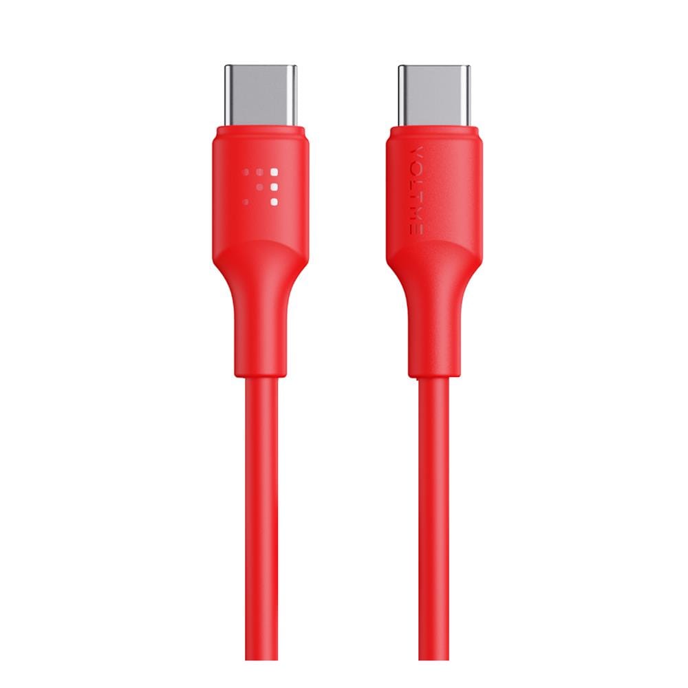 สายชาร์จ USB-C TO USB-C VOLTME C2302 1.2 เมตร สีแดง