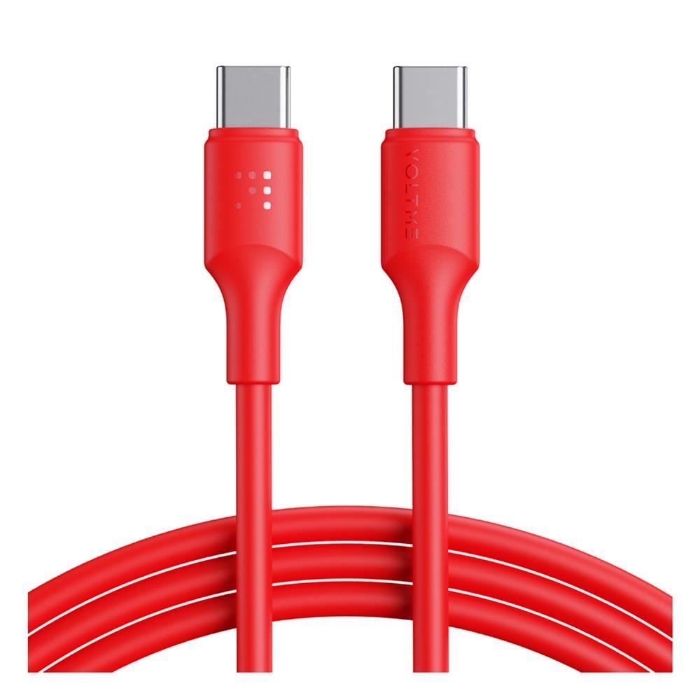 สายชาร์จ USB-C TO USB-C VOLTME C2302 1.2 เมตร สีแดง
