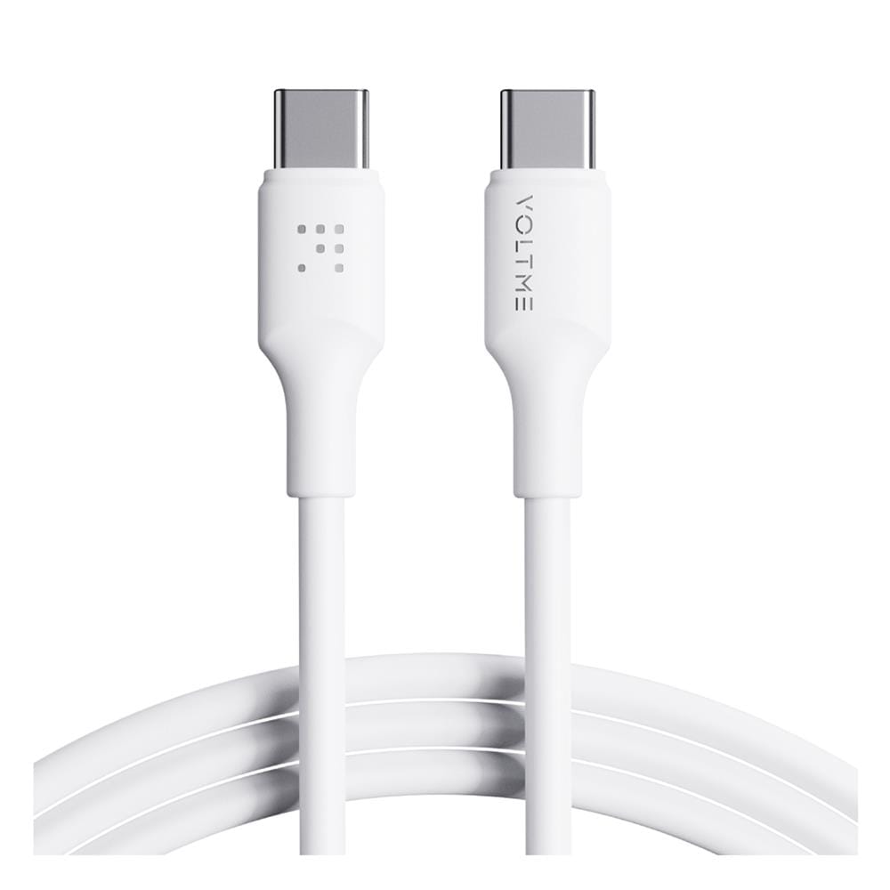 สายชาร์จ USB-C TO USB-C VOLTME C2275 2 เมตร สีขาว