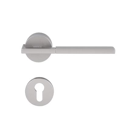 มือจับก้านโยกห้องทั่วไป MORTISE HAFELE 489.11.047 สีเทา/ดำ_0
