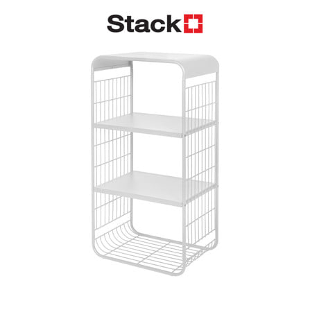 ชั้นวางของ 3 ชั้น STACKO MELLOW 43X30.5X84 ซม. สีขาว_1