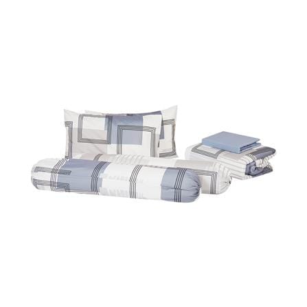 ชุดผ้าปูที่นอน 6 ฟุต (ชุด 6 ชิ้น) HOME LIVING STYLE RECTANGLE สี GREY_2