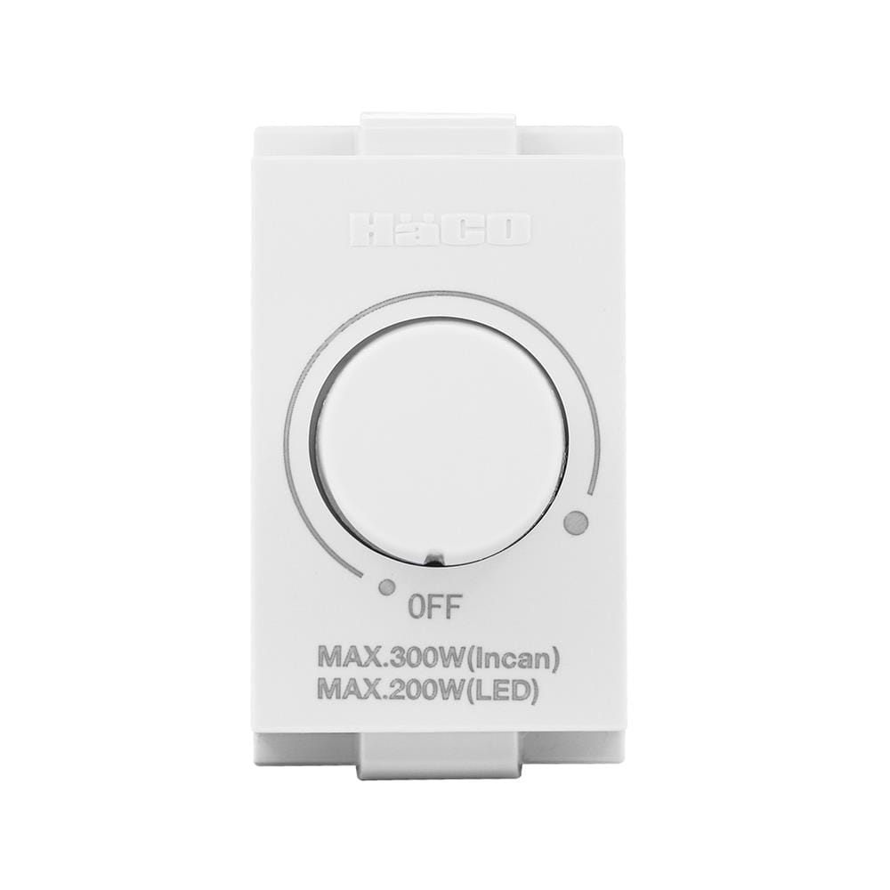 สวิตช์หรี่ไฟ LED HACO TJ-W2717 300 วัตต์ สีขาว