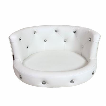 โซฟาสัตว์เลี้ยง PET BUDDY PB05S 26X55X46 ซม. สีขาว_0