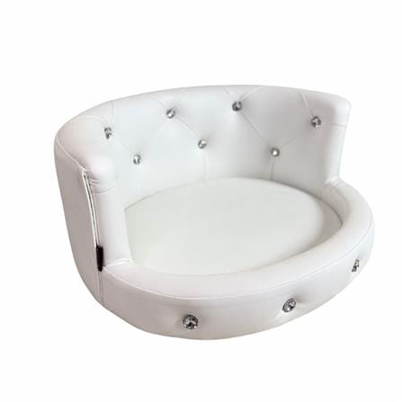โซฟาสัตว์เลี้ยง PET BUDDY PB05S 26X55X46 ซม. สีขาว_1