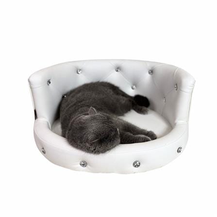 โซฟาสัตว์เลี้ยง PET BUDDY PB05S 26X55X46 ซม. สีขาว_2
