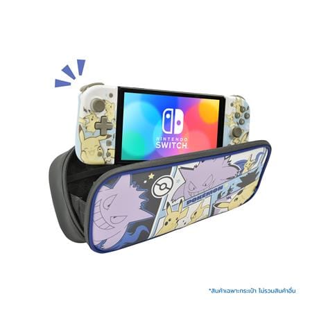 กระเป๋า NINTENDO SWITCH HORI ลาย PIKACHU, MIMIKYU & GENGAR สีน้ำเงิน_1