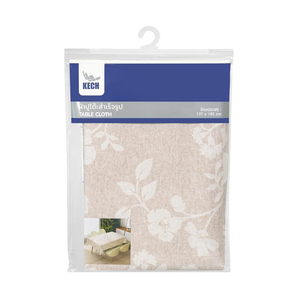 ผ้าปูโต๊ะสำเร็จเหลี่ยม KECH MALLOW 137x180 ซม.