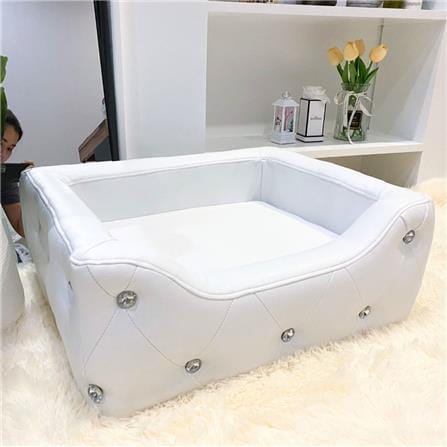 โซฟาสัตว์เลี้ยง PET BUDDY PB10 20X50X40 ซม. สีขาว_3