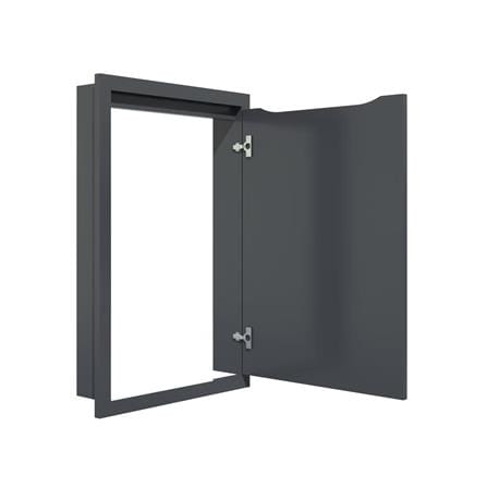 บานซิงค์เดี่ยว MJ ECO 46x66 ซม. สี GREY GRAPHITE_2