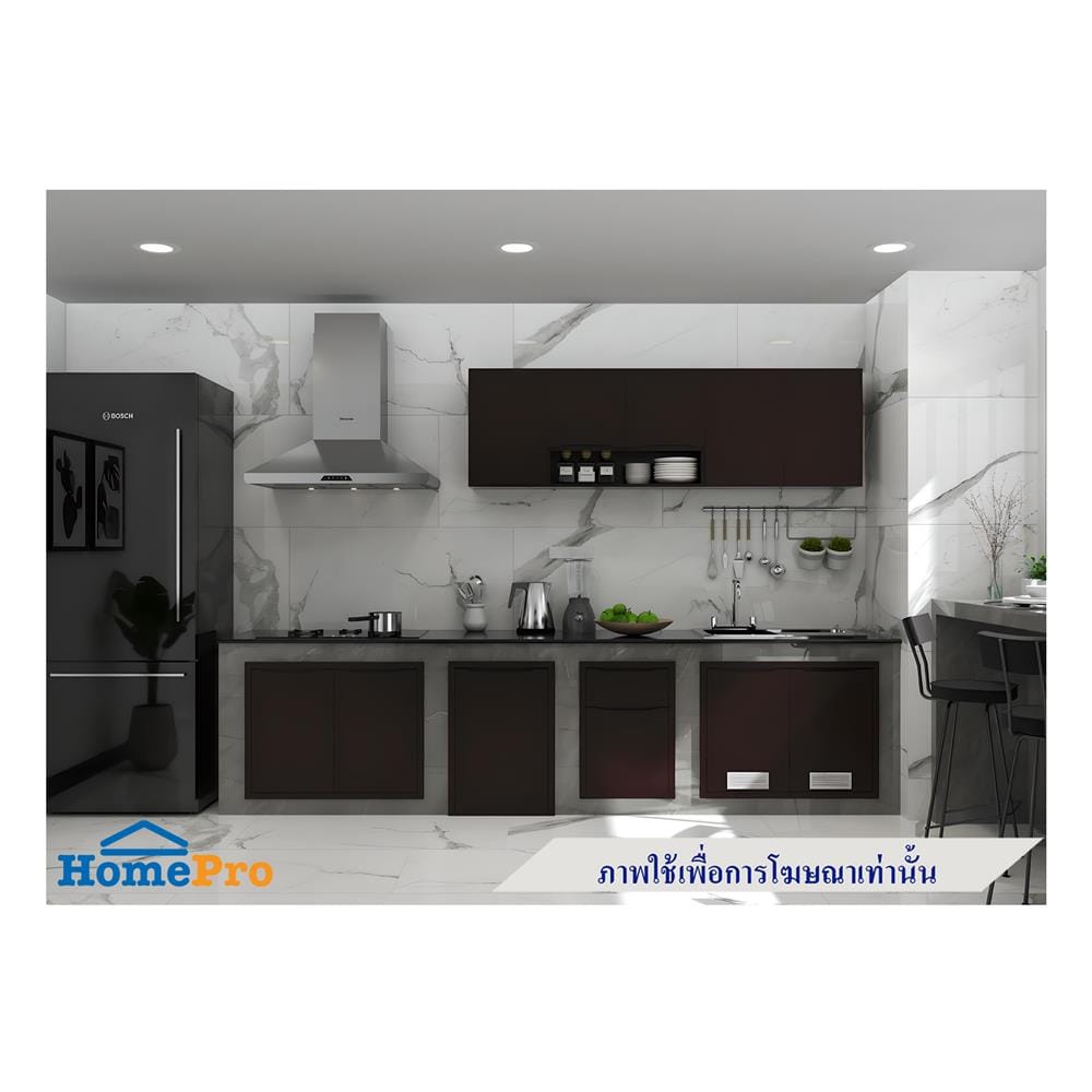 ตู้แขวนเดี่ยว MJ ECO 40x60 ซม. สี DARK CHOCOLATE