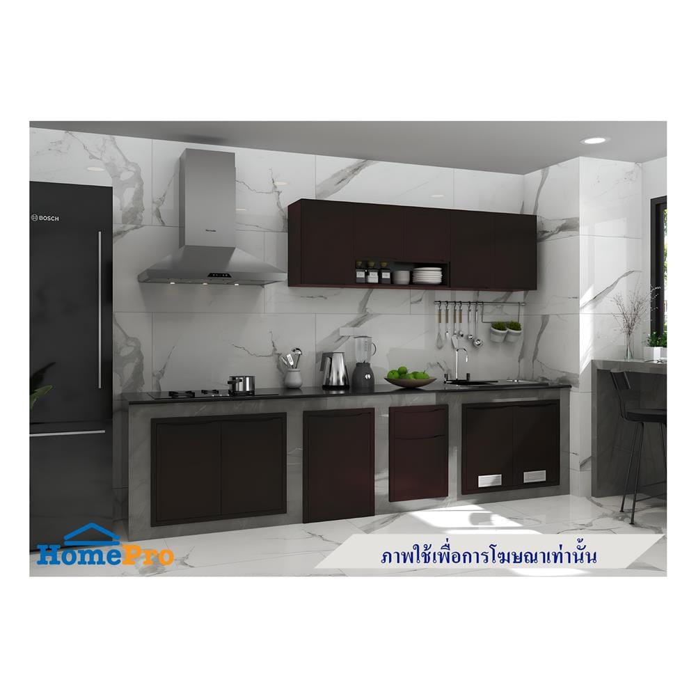 ตู้แขวนเดี่ยว MJ ECO 40x60 ซม. สี DARK CHOCOLATE