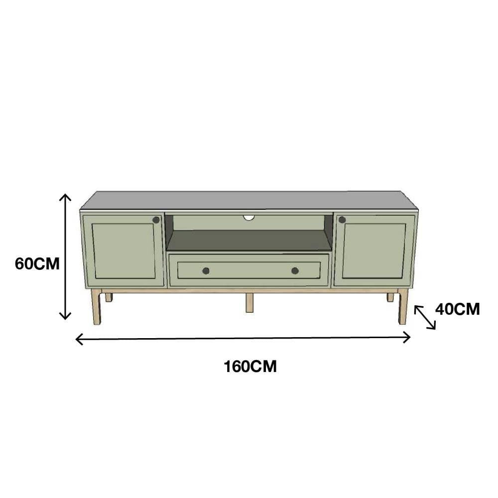 ตู้วางทีวี WHOOP MABURU 160 ซม. สี LINEN