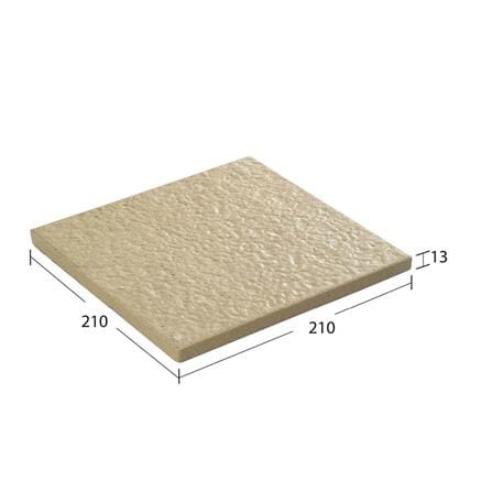 กระเบื้องดินเผา 8x8 นิ้ว KENZAI EX GF-202 ฮาร์เวสท์โกลด์ 16P_3