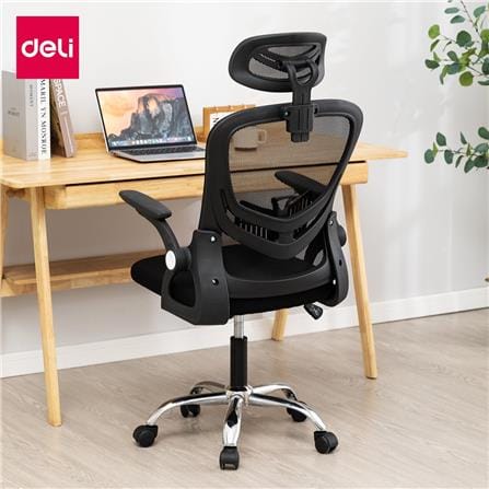 เก้าอี้สำนักงาน DELI E4954-BK-01 สีดำ_2