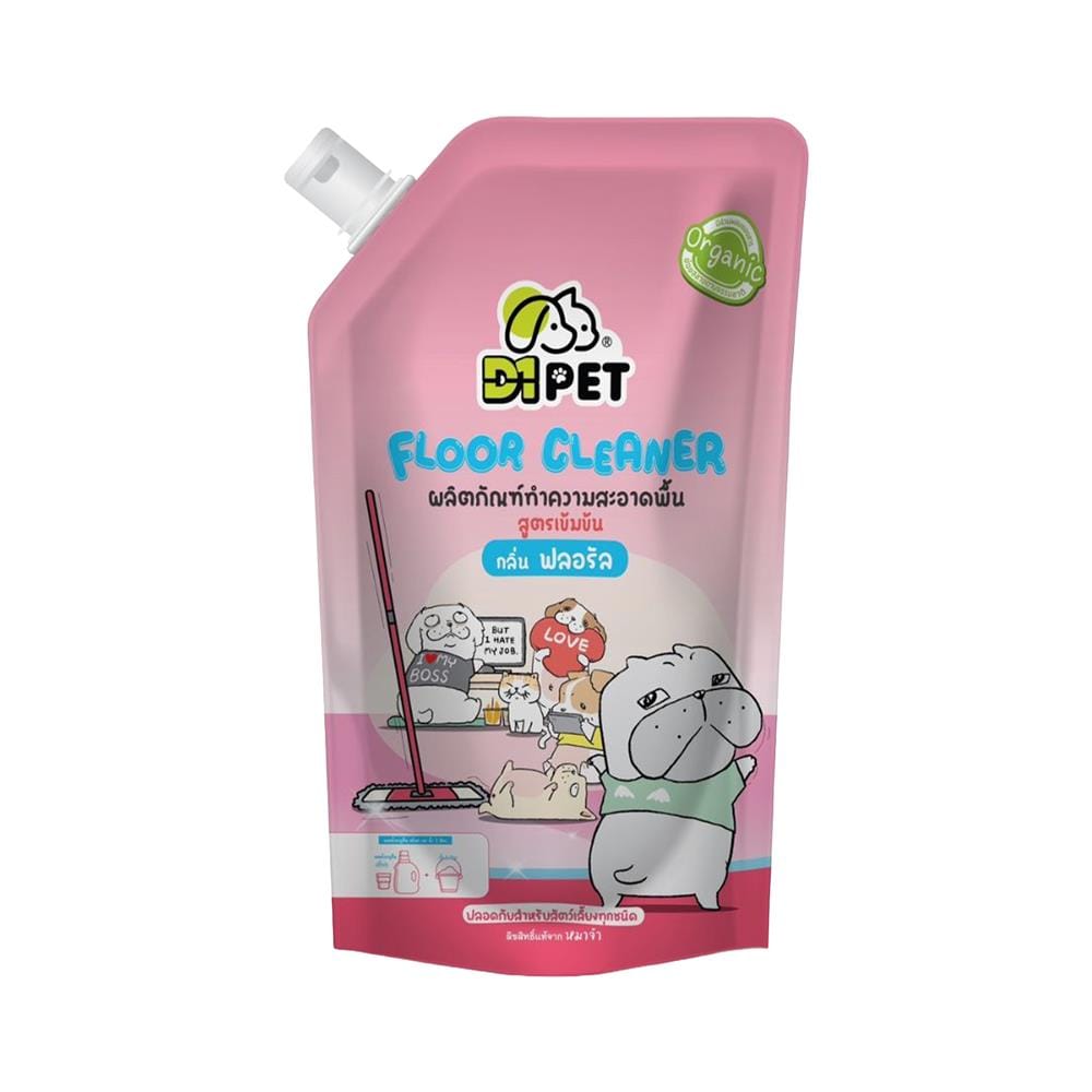 รีฟิลน้ำยาทำความสะอาดพื้น D1PET 850 มล. ฟลอรัล