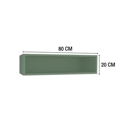 กล่องแขวนเสริม MJ DOT 80x20 ซม. สี MATCHA_3
