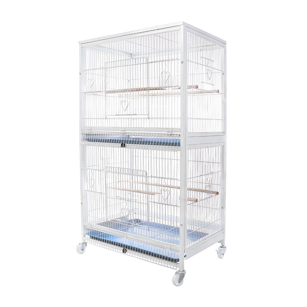 กรงนก PETUS 60X40X110 ซม. สีขาว