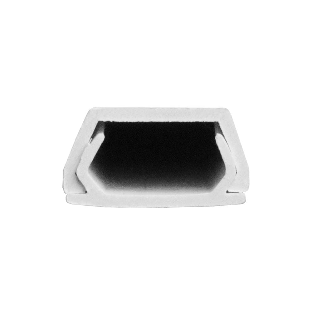รางเดินสายไฟฟ้าคางหมู UPVC HACO 21X10 มม. 2 ม. สีขาว