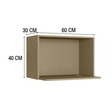 ตู้แขวนไมโครเวฟ MJ ETERNITY 60x40 ซม. สี SAND BIEGE_4