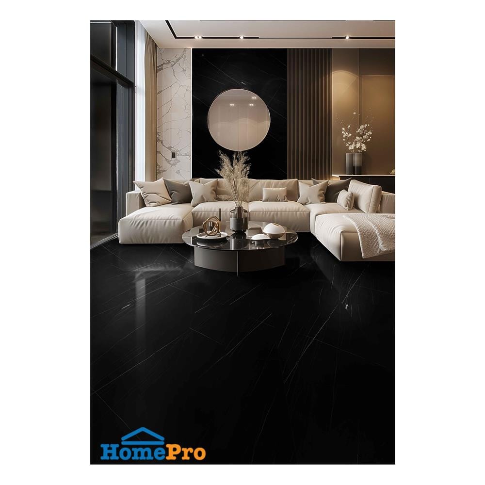 กระเบื้องพื้นพอร์ซเลน 60x120 ซม. TARA คิงส์สโตน ดำ A 1.44 ตร.ม.
