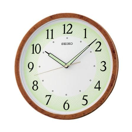 นาฬิกาแขวน SEIKO CLOCKS QXA472B 12.2 นิ้ว สีน้ำตาล_0
