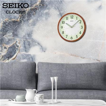 นาฬิกาแขวน SEIKO CLOCKS QXA472B 12.2 นิ้ว สีน้ำตาล_2