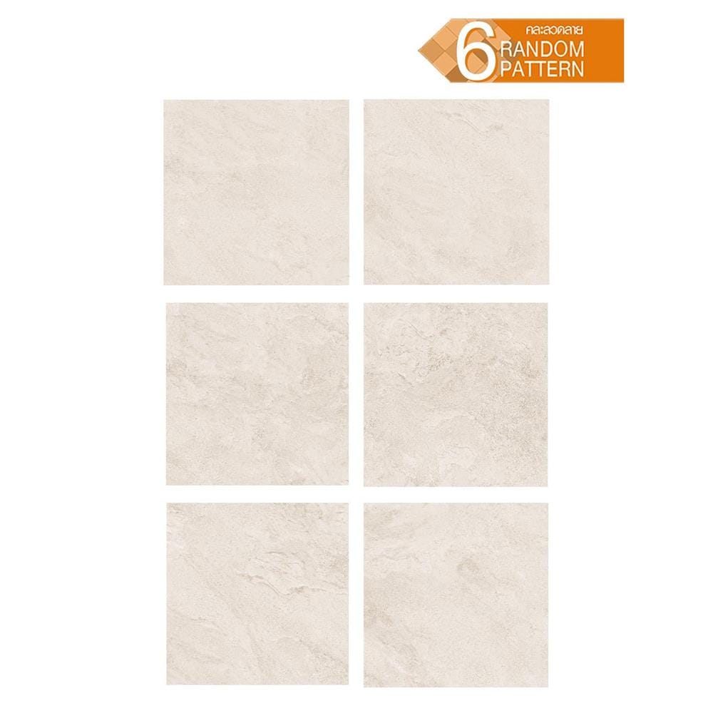 กระเบื้องพื้นพอร์ซเลน 60x60 ซม. COTTO ซานโตรินี เบจ R11 PM 1.44 ตร.ม.