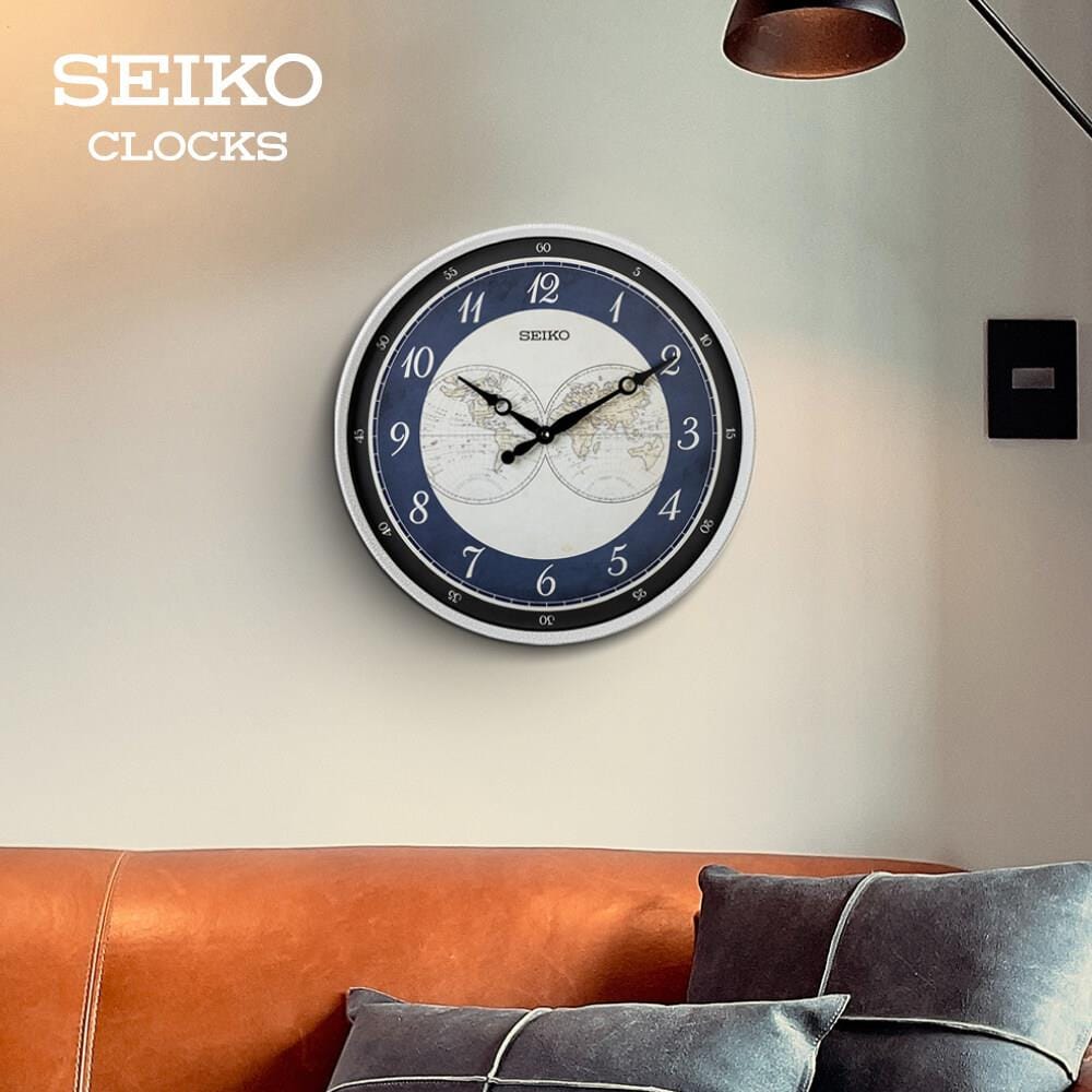 นาฬิกาแขวน SEIKO CLOCKS QXA803W 16.6 นิ้ว สีขาว