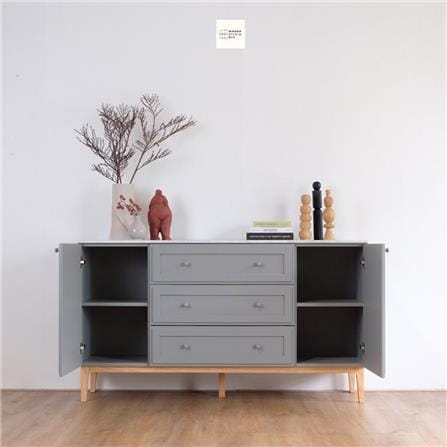 ตู้เตี้ยบานผสม WHOOP BLENDI 160 ซม. สี MIST GREY_2