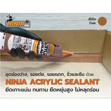 อะคริลิกซีลแลนด์ นินจา สีโอ๊ค 450 ก._1