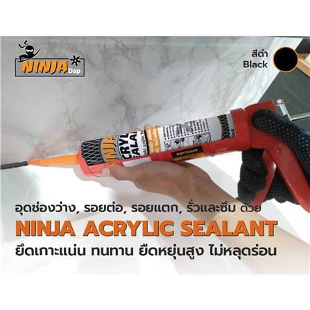 อะคริลิกซีลแลนด์ นินจา สีดำ 450 ก._1