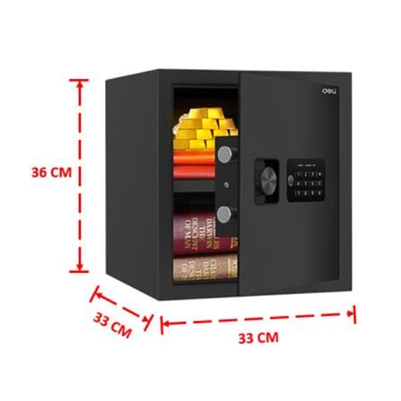 ตู้นิรภัย ELECTRONIC DELI ET533-BK-01 สีดำ_8