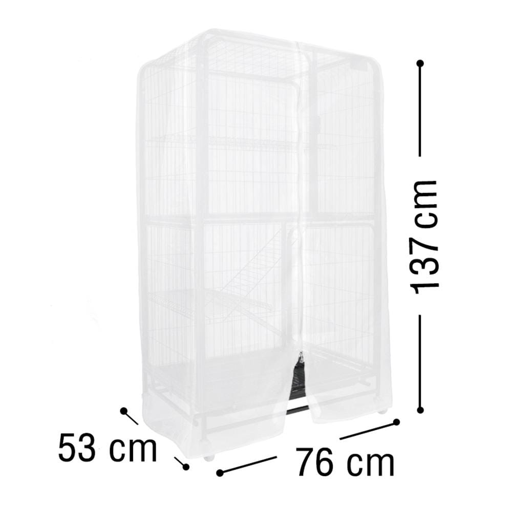 มุ้งครอบกรงสัตว์เลี้ยง PETUS 76x53x107 ซม.