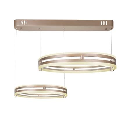 ไฟช่อ LED CARINI MD088-3666 40+60 วัตต์ DAYLIGHT/COOL WHITE/WARM WHITE สีโรสโกลด์ 2 หัว_1