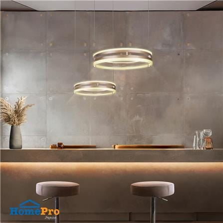 ไฟช่อ LED CARINI MD088-3666 40+60 วัตต์ DAYLIGHT/COOL WHITE/WARM WHITE สีโรสโกลด์ 2 หัว_2