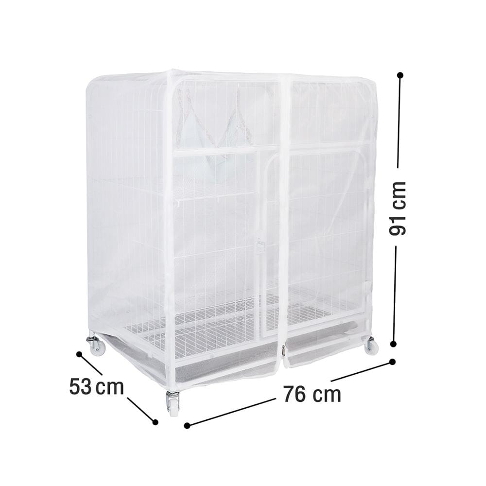 มุ้งครอบกรงสัตว์เลี้ยง PETUS 76x53x91 ซม.
