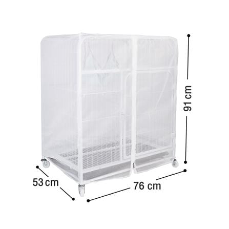 มุ้งครอบกรงสัตว์เลี้ยง PETUS 76x53x91 ซม._3