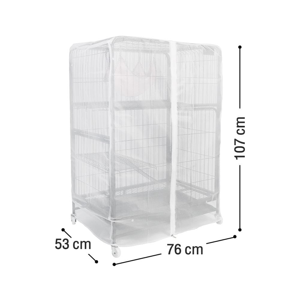 มุ้งครอบกรงสัตว์เลี้ยง PETUS 76x53x107 ซม.
