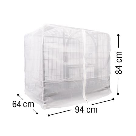 มุ้งครอบกรงสัตว์เลี้ยง PETUS 94x64x84 ซม._3