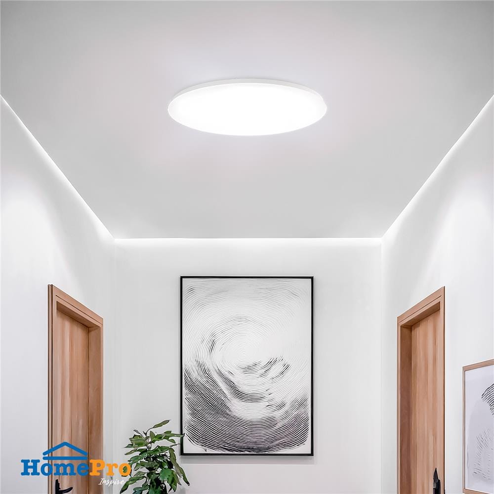 ไฟเพดาน LED CARINI R1252-M 15 นิ้ว 24 วัตต์ DAYLIGHT สีขาว