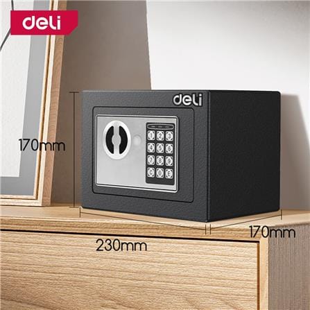 ตู้นิรภัย ELECTRONIC DELI ET510-BK-01 สีดำ_8